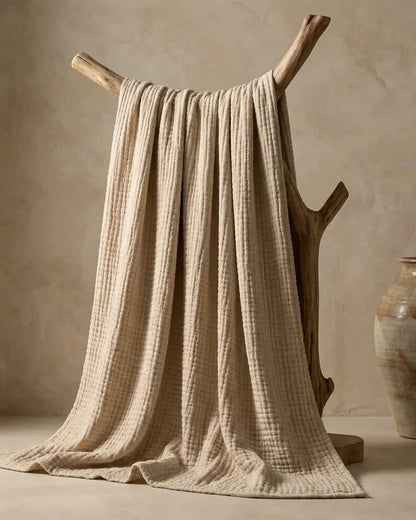 Couverture en mousseline de coton – 100 % coton