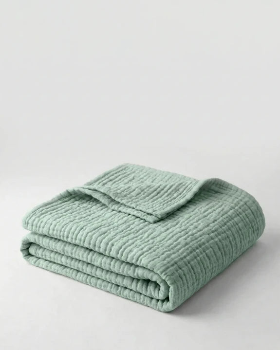 Couverture en mousseline de coton – 100 % coton