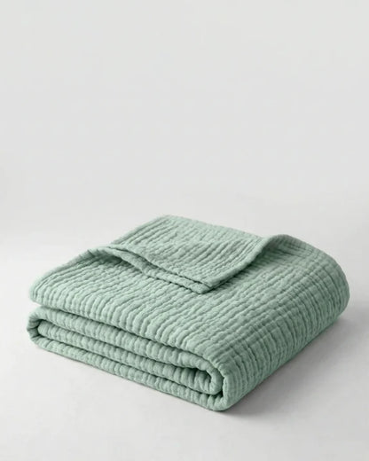 Couverture en mousseline de coton – 100 % coton