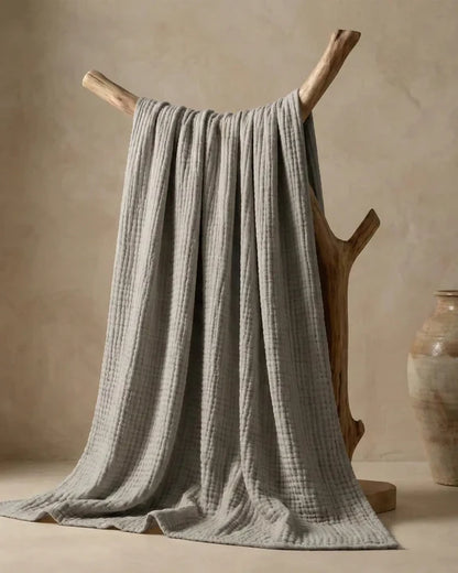 Couverture en mousseline de coton – 100 % coton