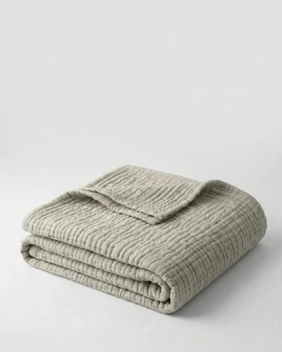 Couverture en mousseline de coton – 100 % coton