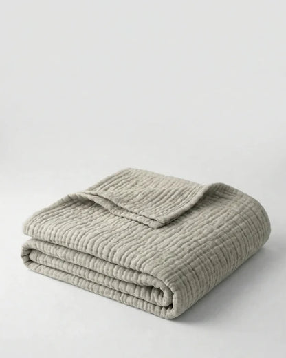 Couverture en mousseline de coton – 100 % coton