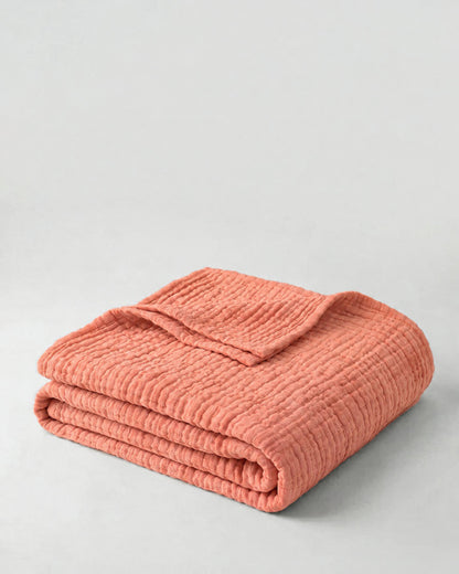 Couverture en mousseline de coton – 100 % coton