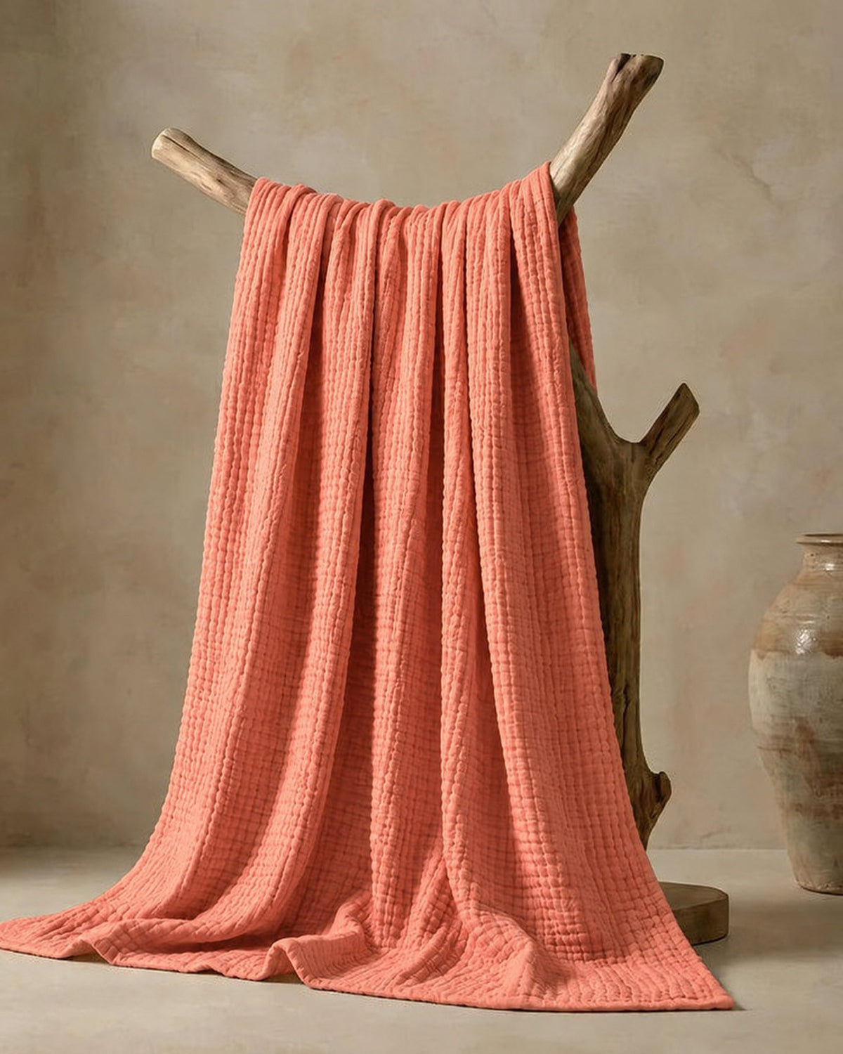 Couverture en mousseline de coton – 100 % coton