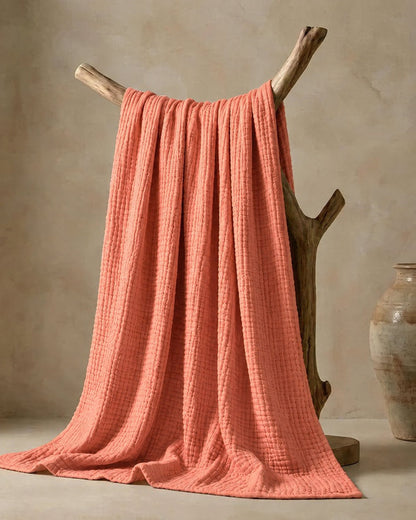 Couverture en mousseline de coton – 100 % coton