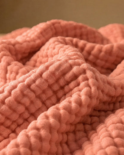 Couverture en mousseline de coton – 100 % coton