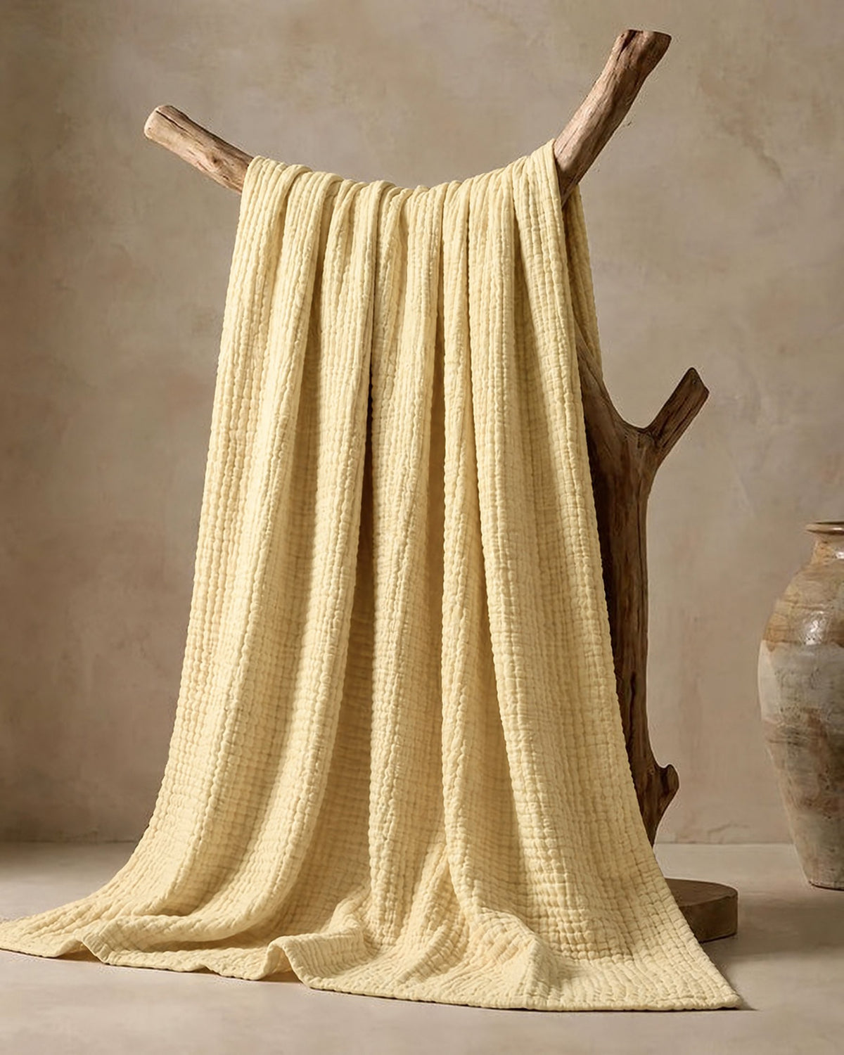 Couverture en mousseline de coton – 100 % coton