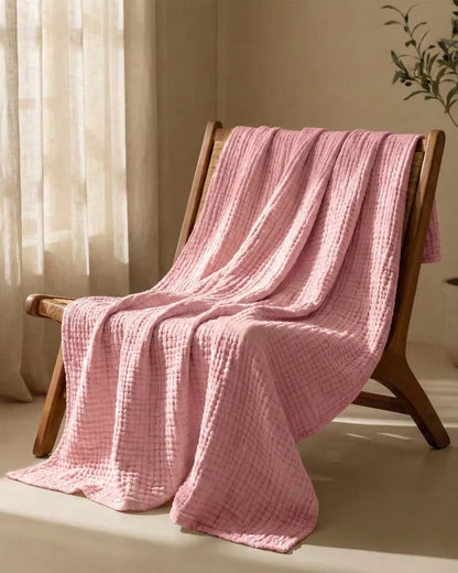 Couverture en mousseline de coton – 100 % coton